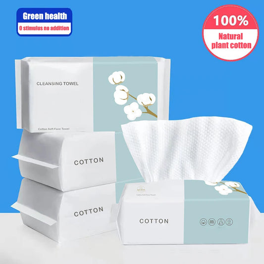 100PCS Natural Disposable Face Towel