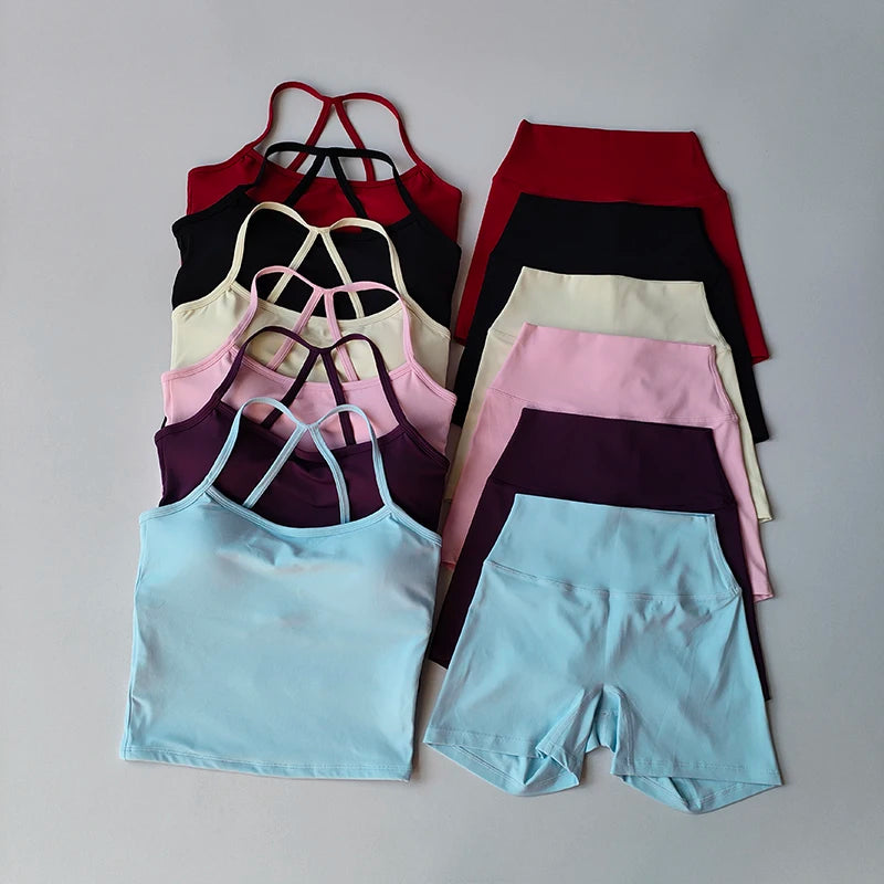 2 Pc. Yoga Set Halter top
