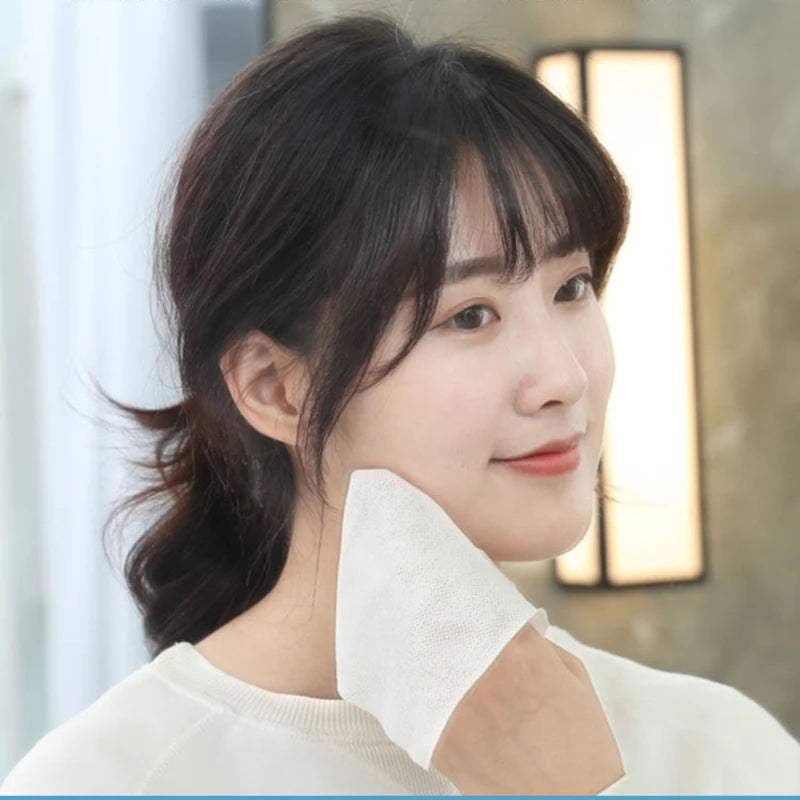 100PCS Natural Disposable Face Towel